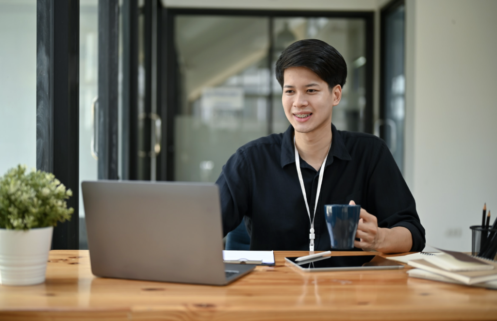 A businessman working on a plan to migrate a subscription payment gateway to another.